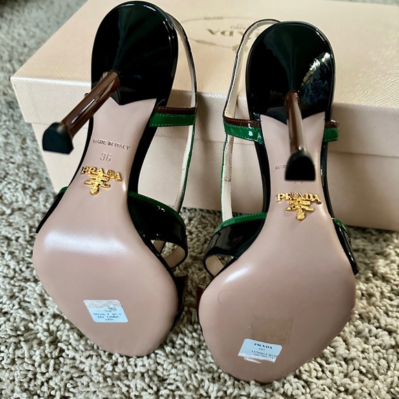 Authentic Brand New Prada Patent Sandals - Picture 2 of 4